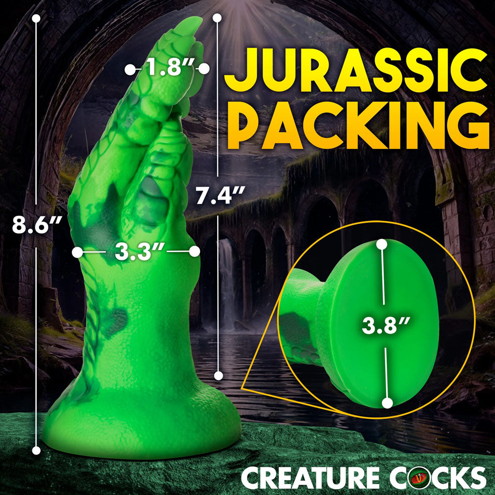 Raptor Claw Fisting Silicone Dildo (Green) – 8.6 Inches Fantasy Silicone Dildo