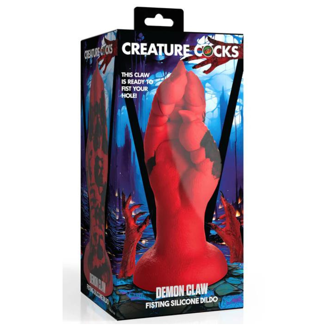 Demon Claw Fisting Silicone Dildo with Scales and Claws for Unique Pleasure 8.6 inch
