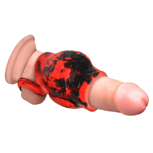 Hell Hound Silicone Girth Enhancer Sleeve and Ball Stretcher