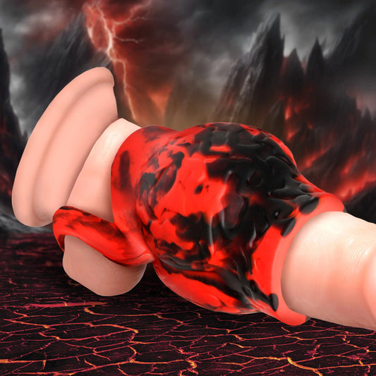 Hell Hound Silicone Girth Enhancer Sleeve and Ball Stretcher
