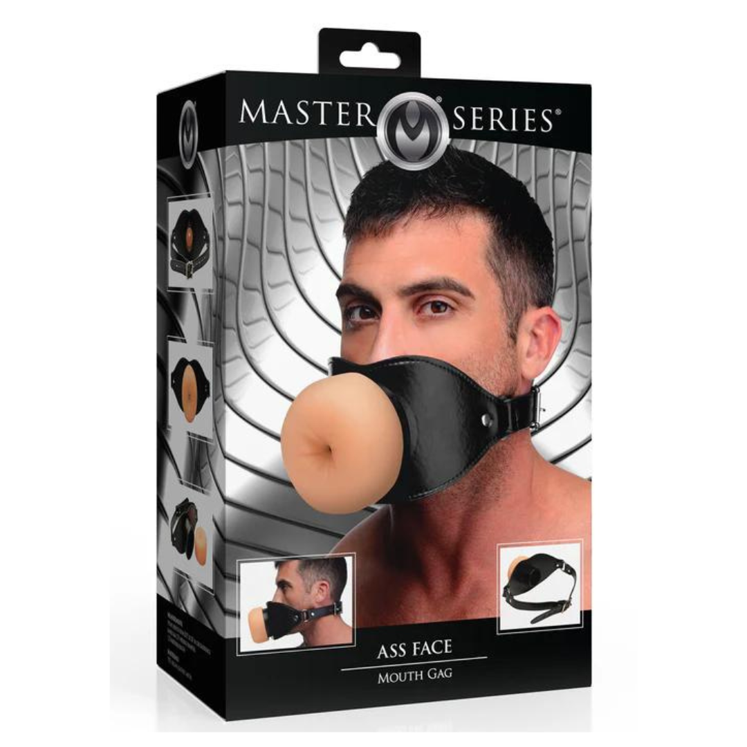 Ass Face Mouth Gag – Realistic TPE Fetish Gag for Kinky Roleplay