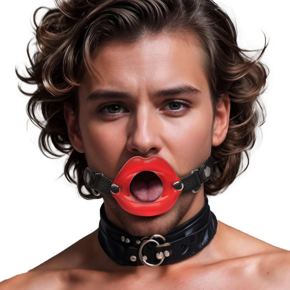 Juicy Lips Silicone Open Mouth Gag – Silicone Mouth Gag Accessory