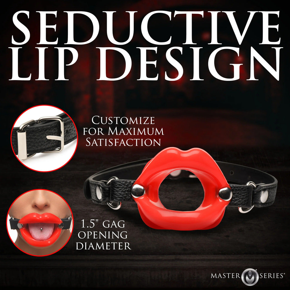 Juicy Lips Silicone Open Mouth Gag – Silicone Mouth Gag Accessory