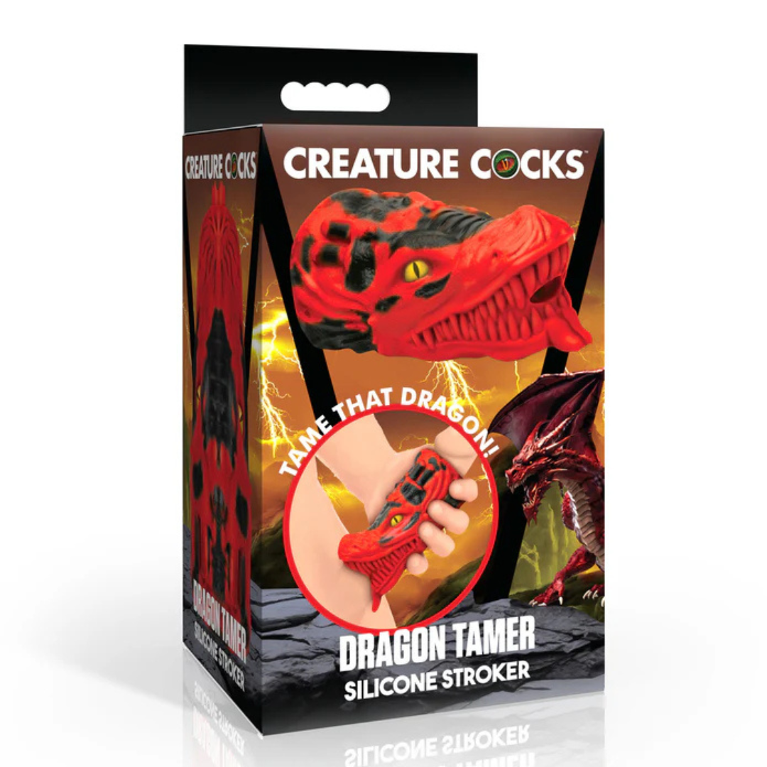 Creature Cocks Dragon Tamer (Red) – Silicone Stroker