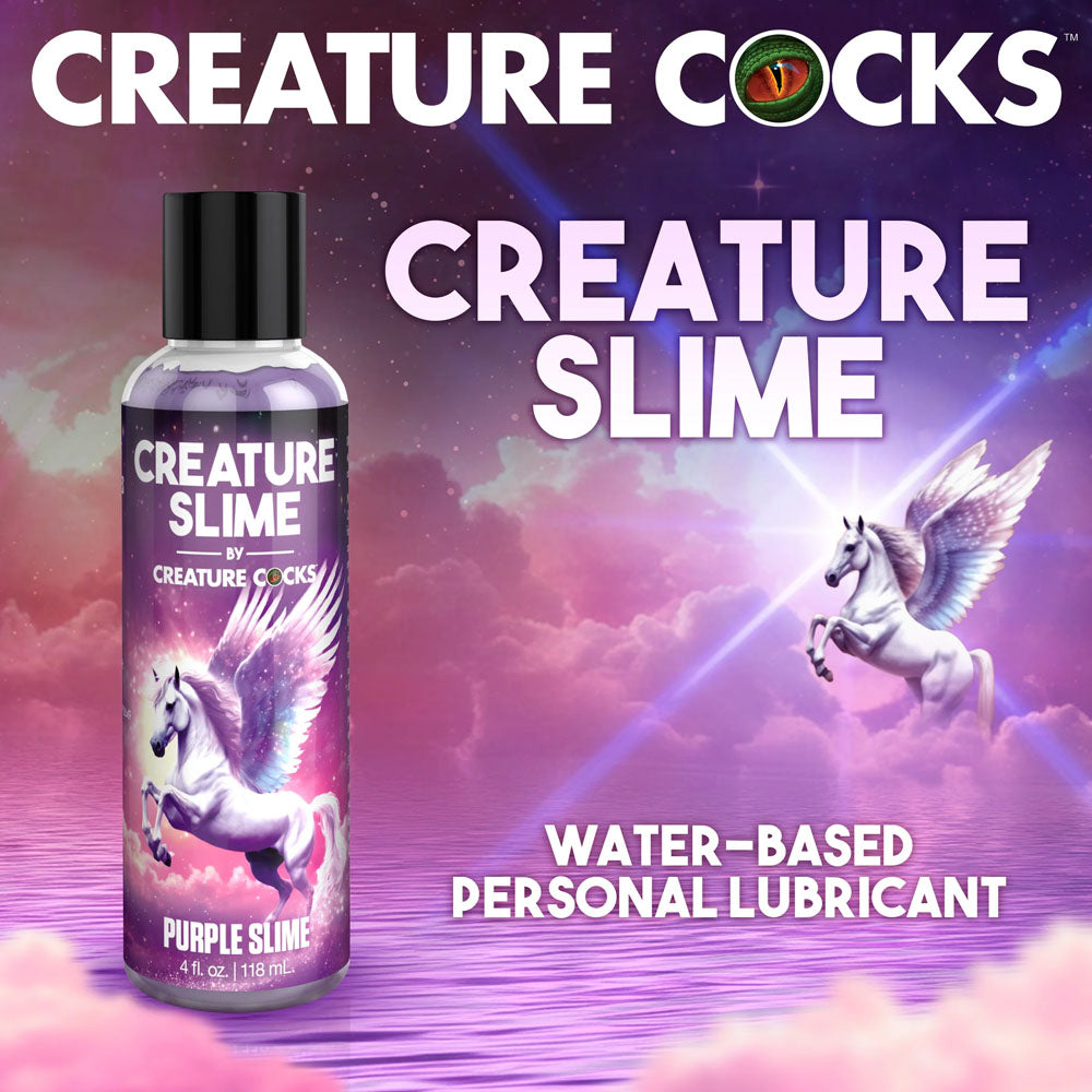 Creature Slime Purple Water Based Lubricant 4 Ounce (118ml)