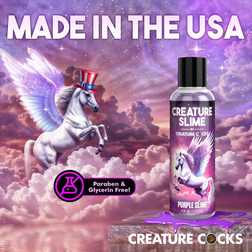 Creature Slime Purple Water Based Lubricant 4 Ounce (118ml)
