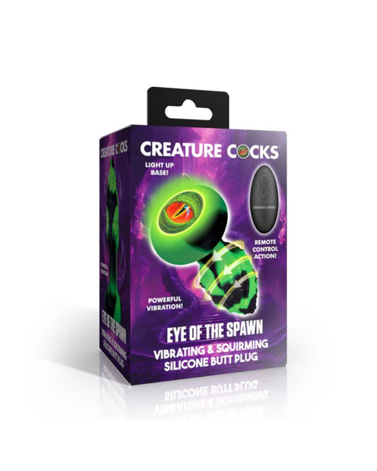 Creature Cocks Eye of the Spawn – Vibrating Silicone Butt Plug