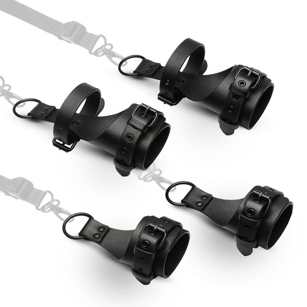 Master Series All Access (Vegan Leather) – Bed Restraint Kit