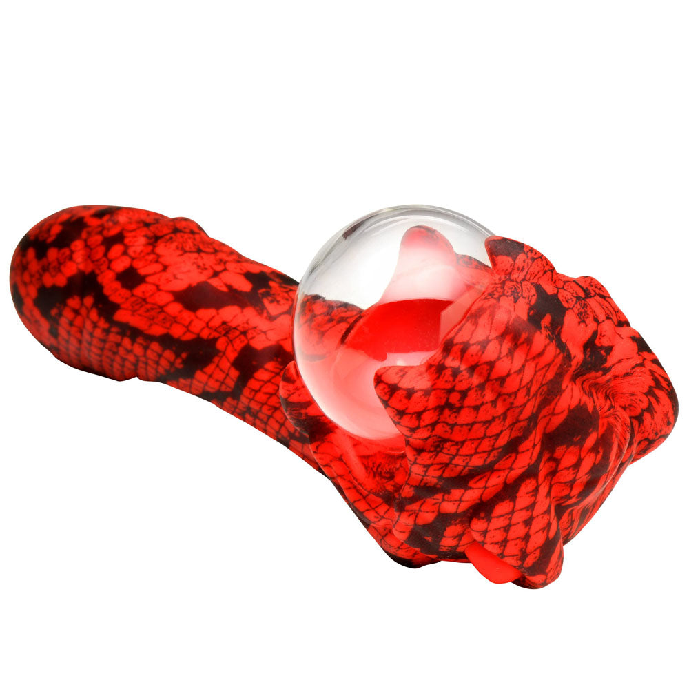 Creature Cocks Cobra (Black and Red) – USB Rechargeable 18.5 cm Fantasy Vibrator