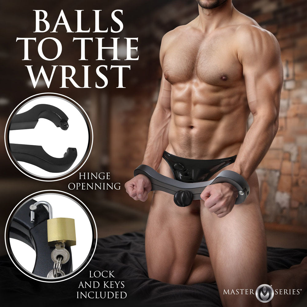 Master Series Punished – Balls to Wrist Humbler Restraint Device