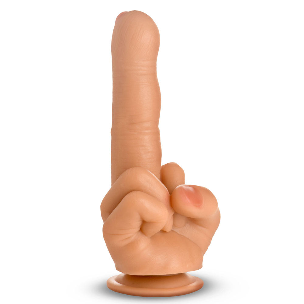 Master Series The Finger – 21.3 cm Realistic Silicone Middle Finger Dildo