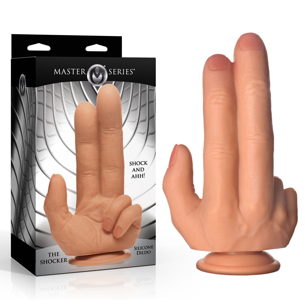 Master Series The Shocker – 20.8 cm Finger Dildo