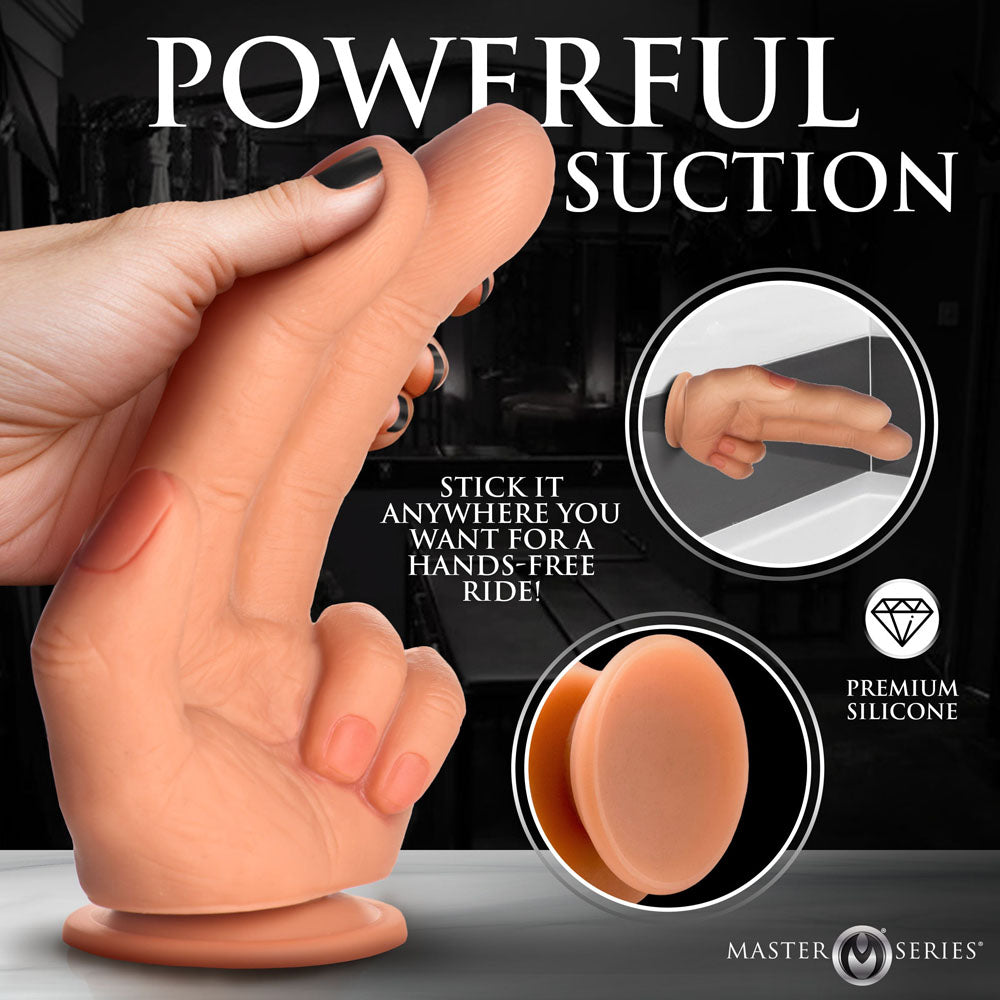 Master Series The Shocker – 20.8 cm Finger Dildo
