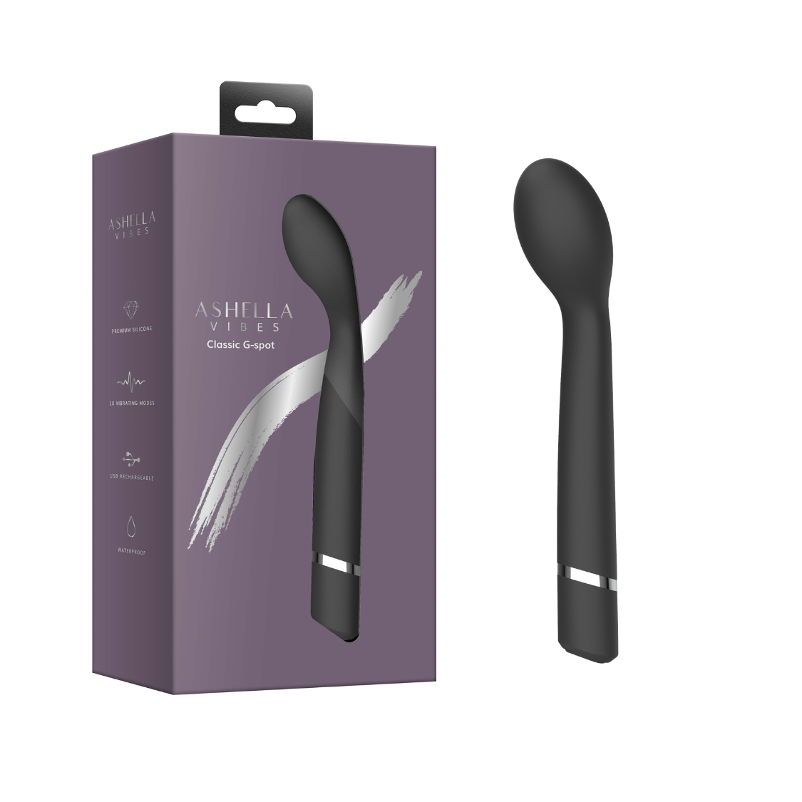 Ashella Vibes Classic – G-Spot Vibrator with 3 Speeds and 7 Patterns
