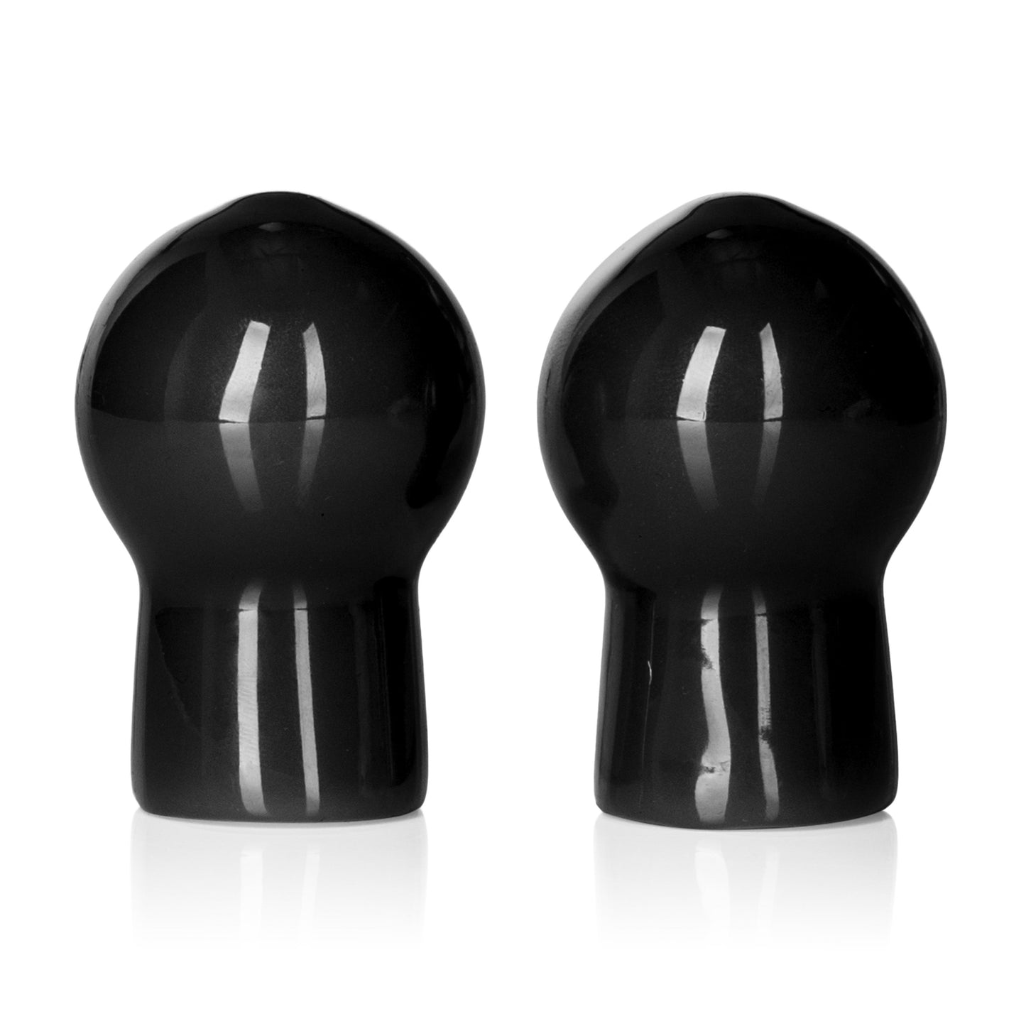 Nipple Play Advance Nipple Suckers Black PVC Mini Suckers 2.25 Inch x 1 Inch