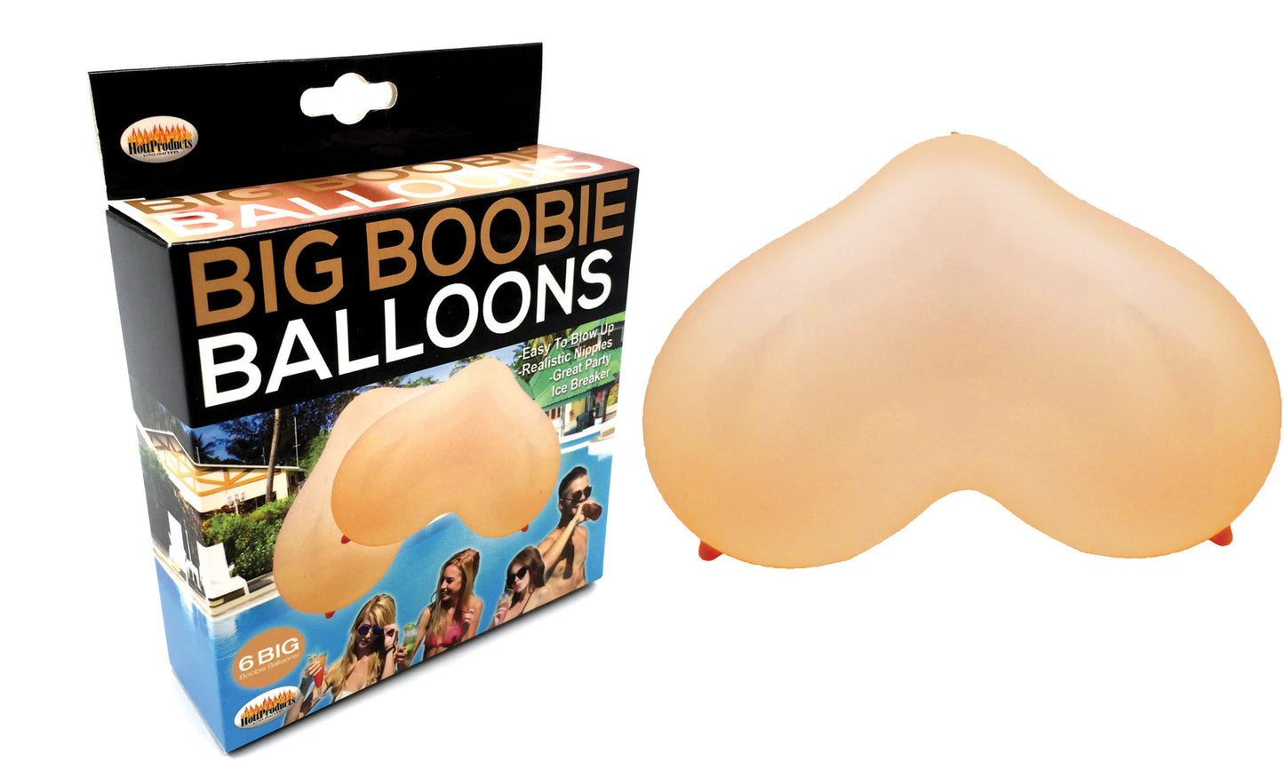 Big Boobie Balloons – Party Decorations Set of 6 Balloons