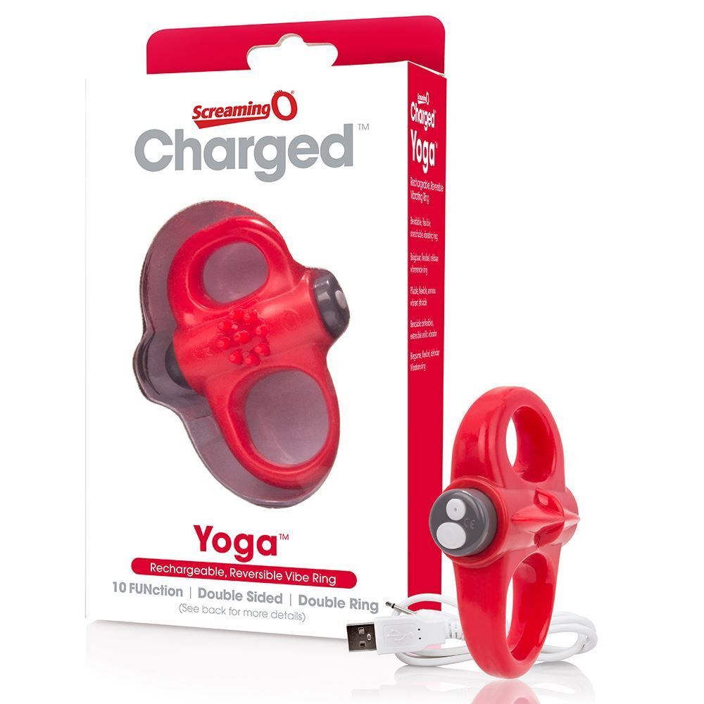 Screaming O Yoga Rechargeable Reversible Dual Loop Vibrating Cock Ring