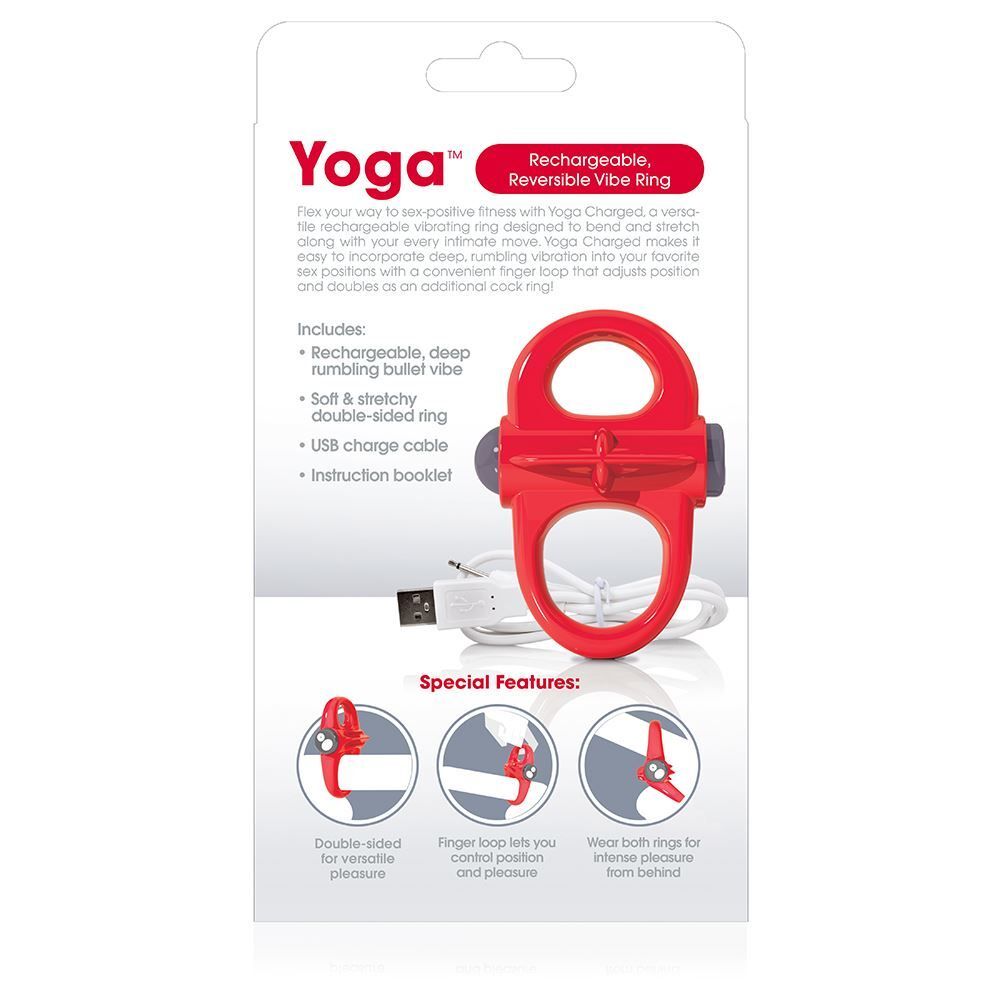 Screaming O Yoga Rechargeable Reversible Dual Loop Vibrating Cock Ring