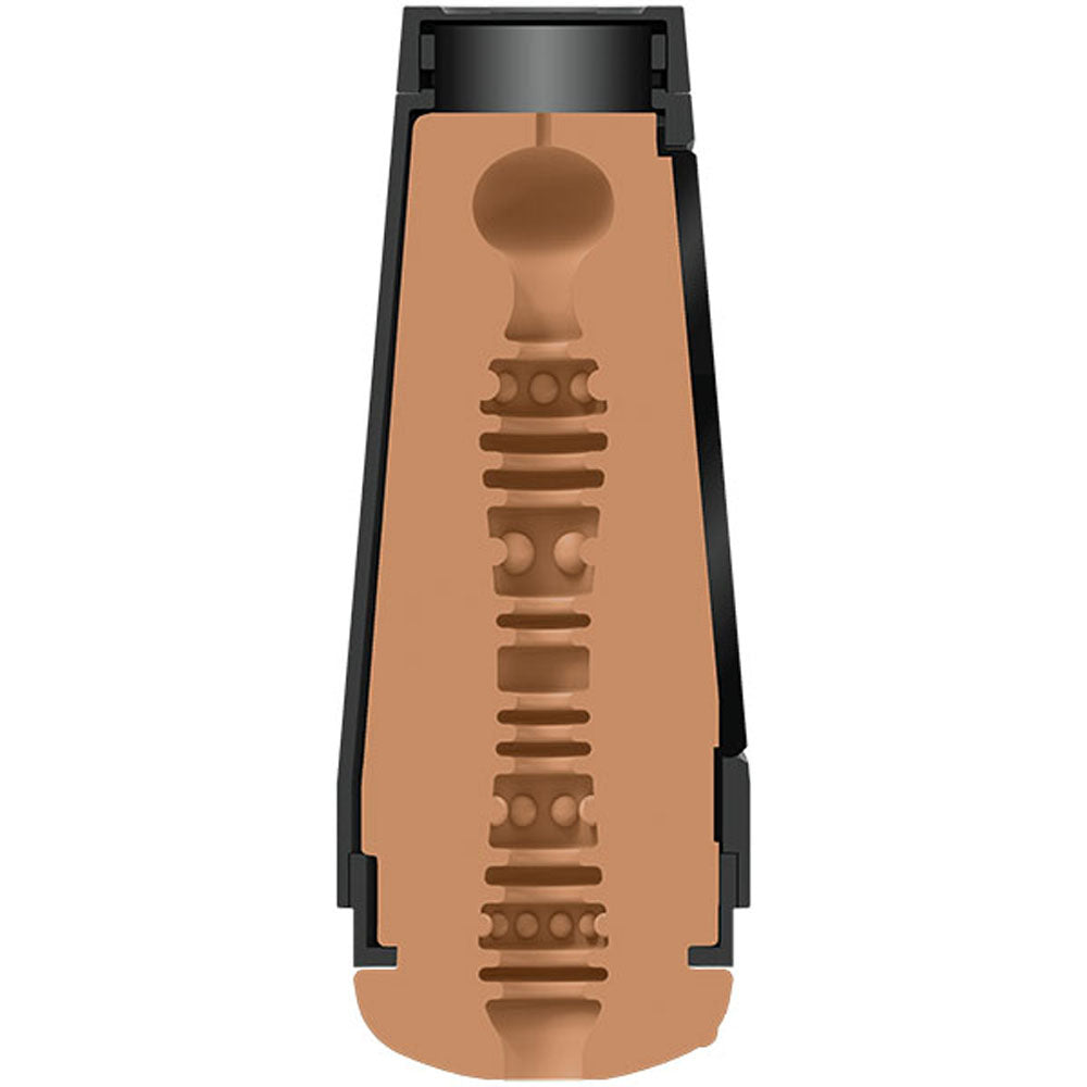 Main Squeeze Honey Gold Ultraskyn Stroker Pussy With Variable Pressure and Textured Interior