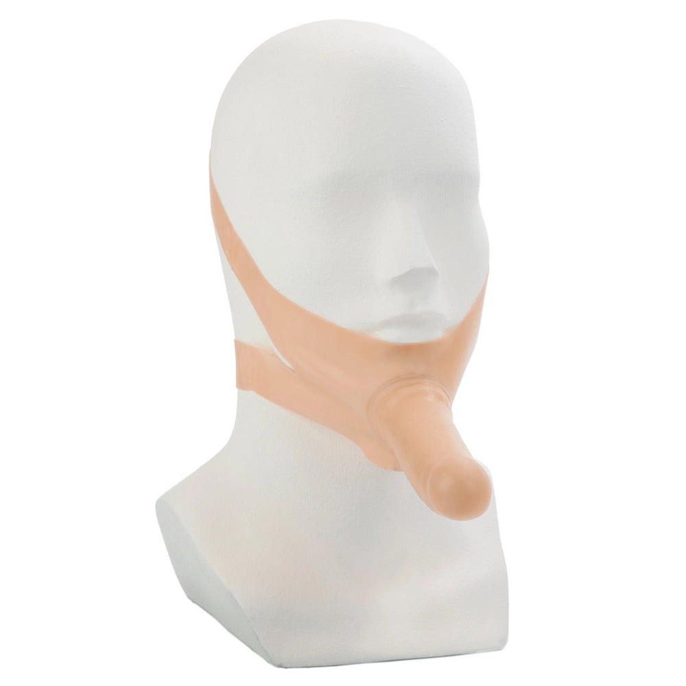 Accommodator 5 Inch Wearable Face Strap On Dildo Flesh