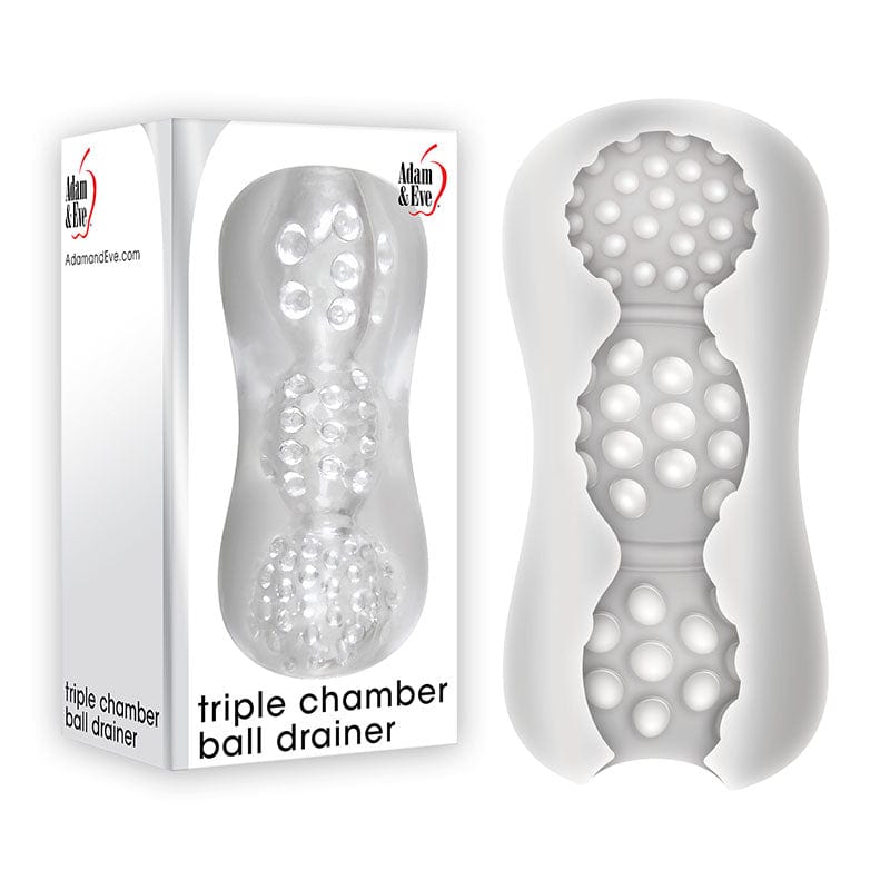 Adam & Eve Triple Chamber Ball Drainer Stroking Toy