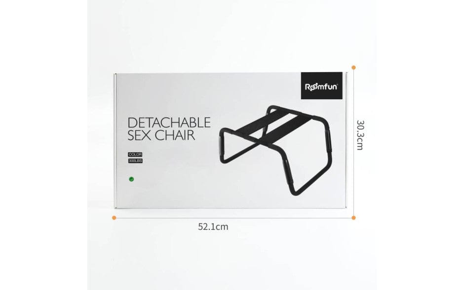 Adjustable Height Black Sex Chair – Versatile Erotic Furniture