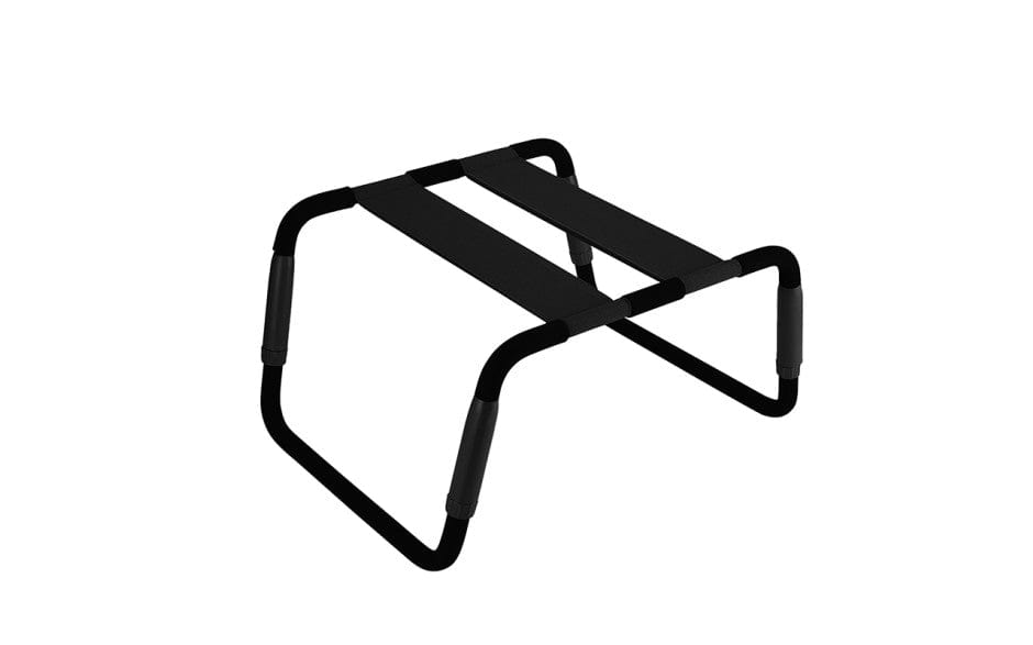 Adjustable Height Black Sex Chair – Versatile Erotic Furniture