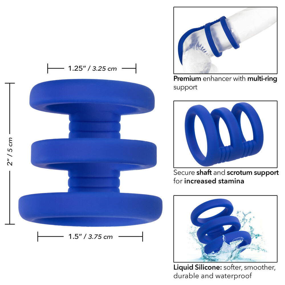 Admiral Triple Cock Cage – Snug Enhancer Cock Cage