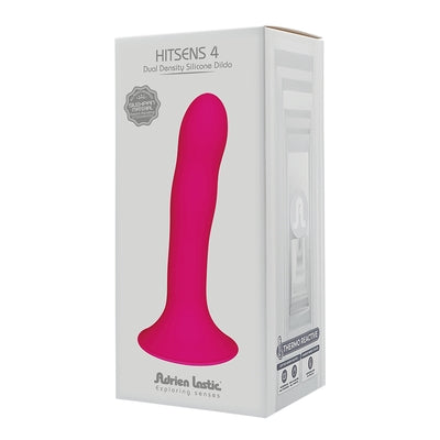 Adrien Lastic Hitsens 4 Pink Dual Density Silicone Dildo 6.8 Inch