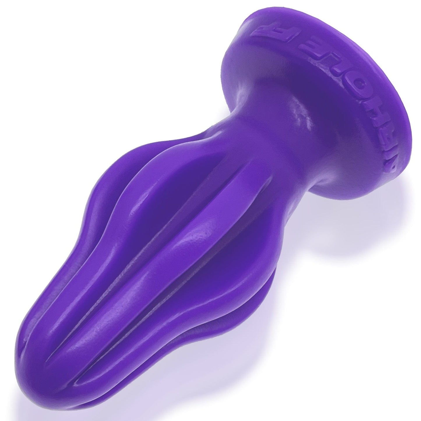 Airhole-2 Finned Buttplug Eggplant - Unique Pleasure Experience
