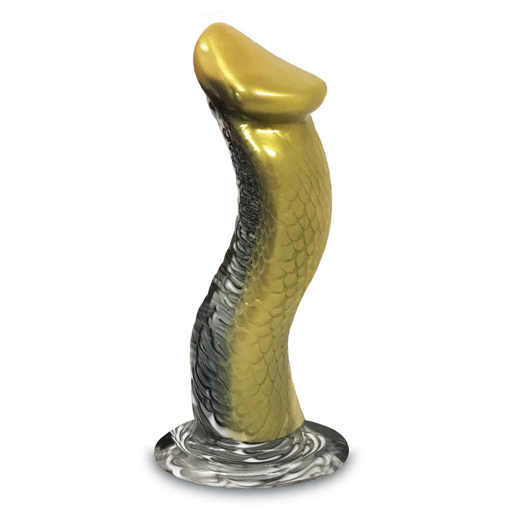 Alien Nation Venomus 8.5 Inch (Silver Gold) Fantasy Silicone Dong