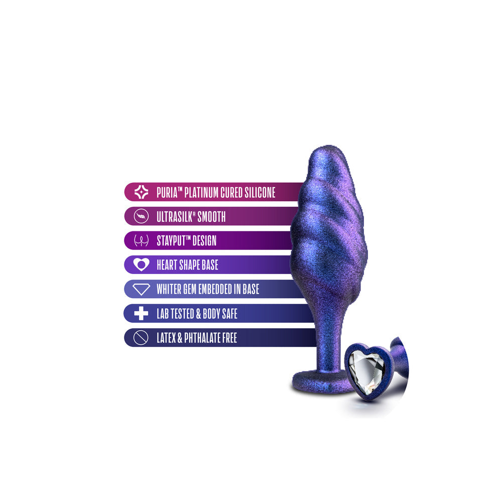Anal Adventures Matrix Bumped Bling Butt Plug – Decorative Butt Plug