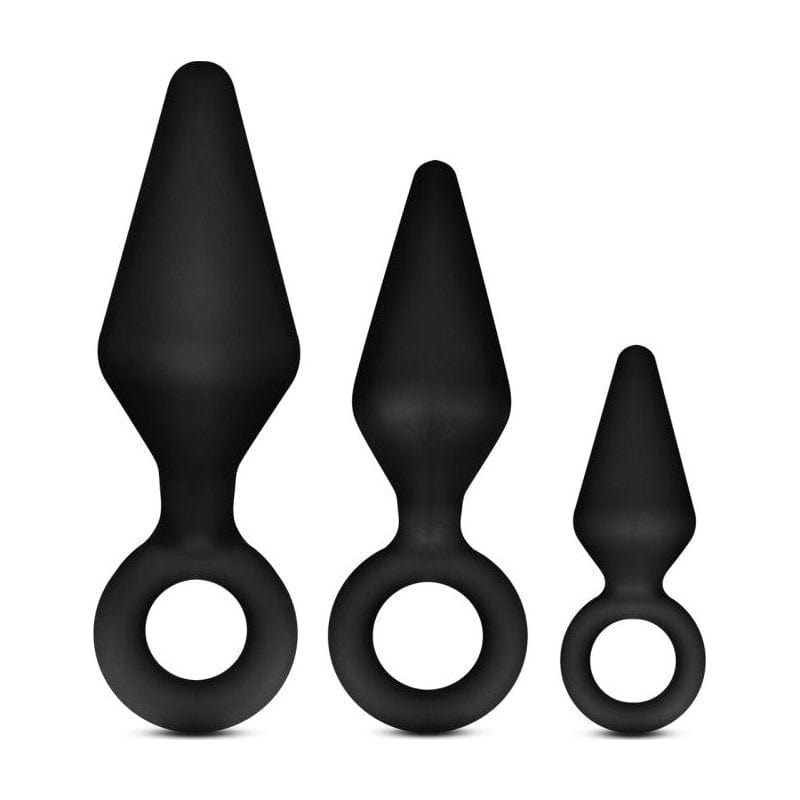 Anal Adventures Platinum Silicone Loop Anal Plug Kit