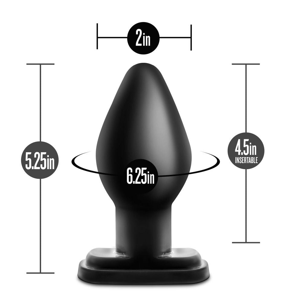 Anal Adventures 4.5 Inch Plug (Black) – Tapered Butt Plug