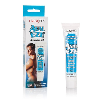 Anal Eze Tube 1.5oz Unscented Desensitizing Gel for Extended Anal Comfort and Pleasure