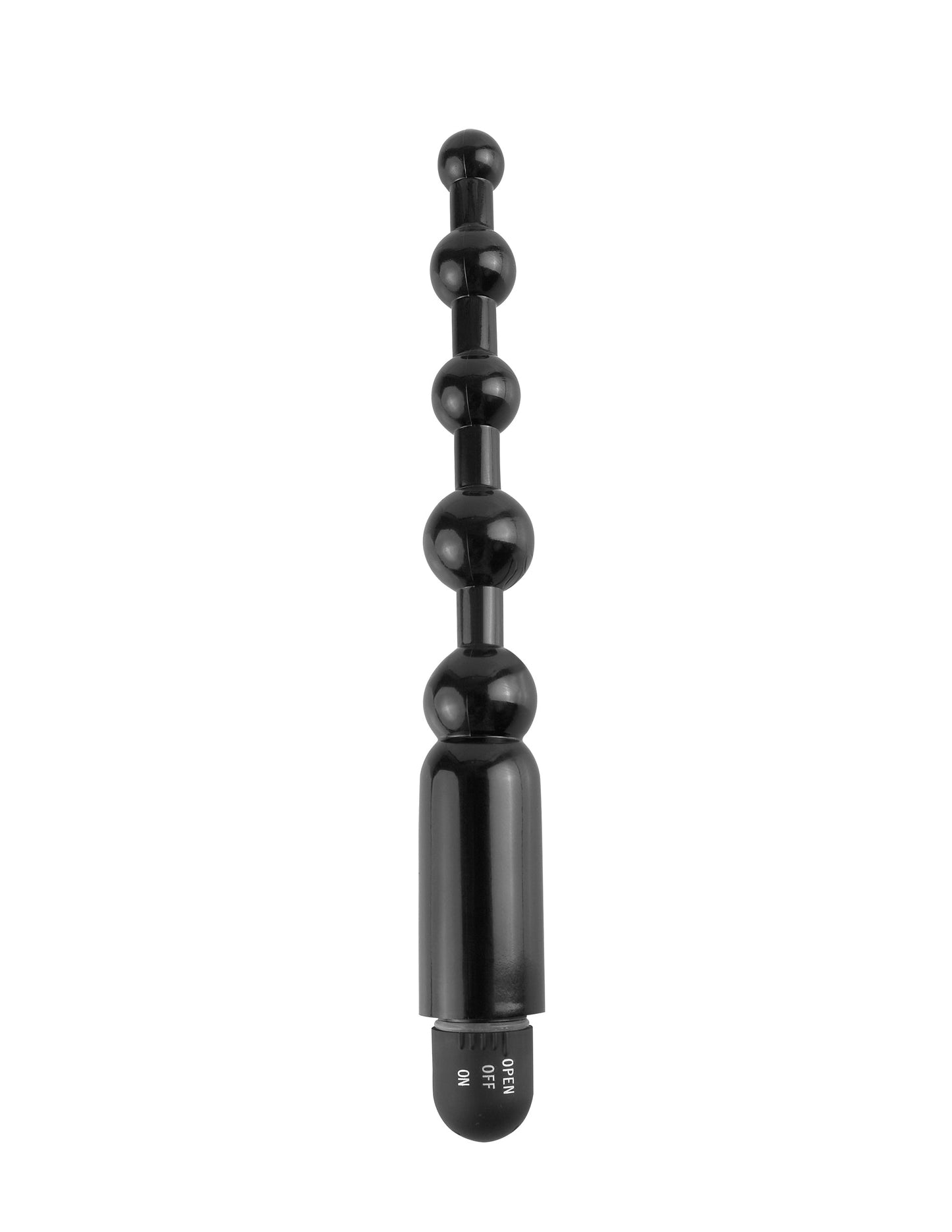 Anal Fantasy Collection Beginner's Power Beads (Black) – Vibrating 12.7 cm Anal Beads