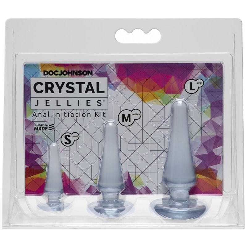 Anal Initiation Kit Clear with 3 Sizes for Beginners