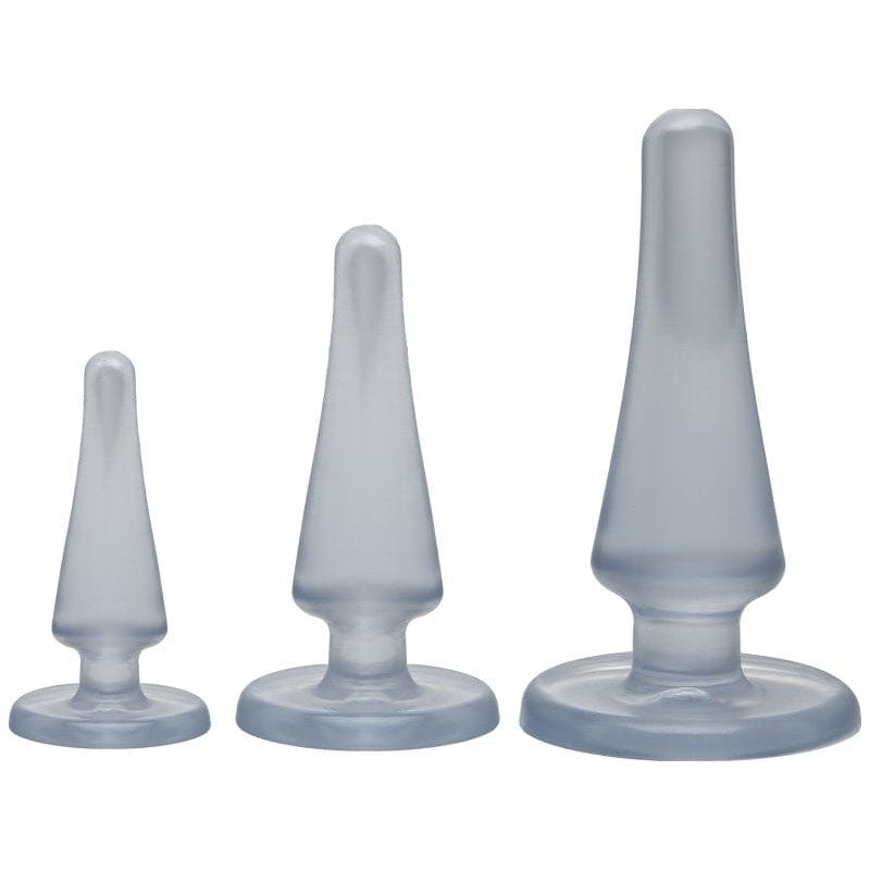 Anal Initiation Kit Clear with 3 Sizes for Beginners