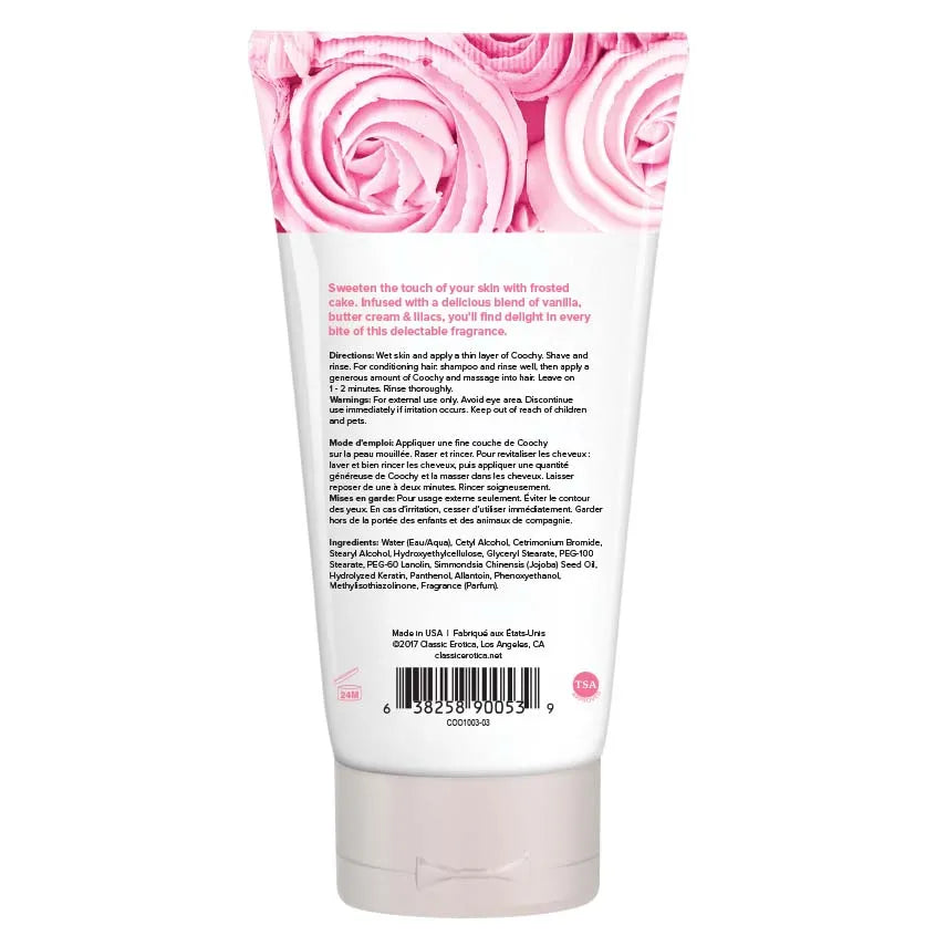 Coochy Shave Cream (Frosted Cake) – Moisturizing Shave Cream 3.4 Oz