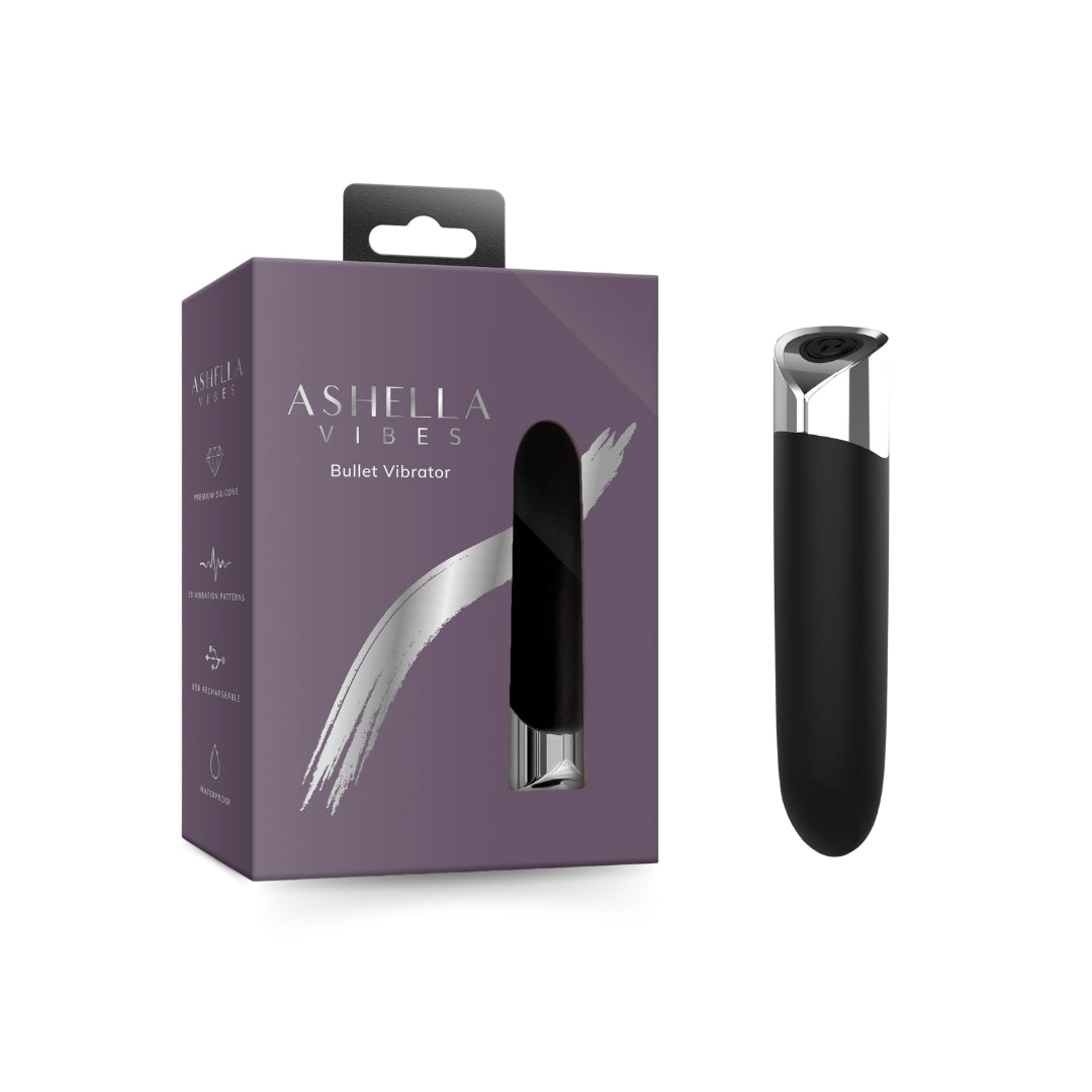 Ashella Vibes Bullet Vibrator with 10 Powerful Vibration Functions