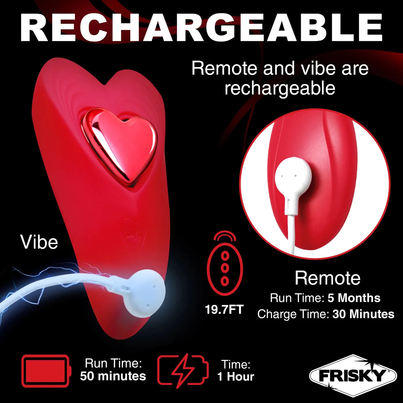 Love Connection Silicone Panty Vibe (Red) – Remote-Controlled Panty Vibrator