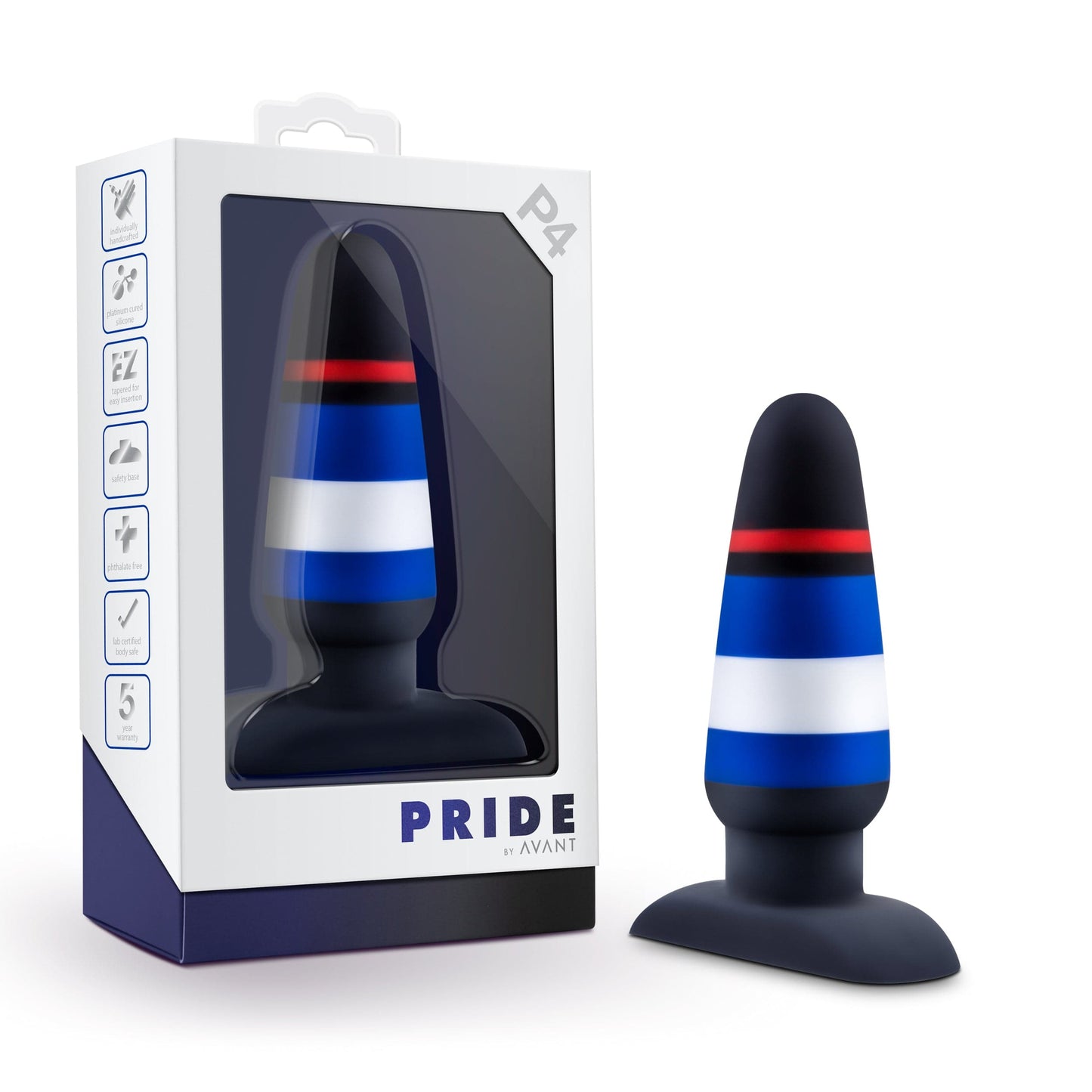 Avant Pride P4 Power Play (Silicone) – Silicone Butt Plug