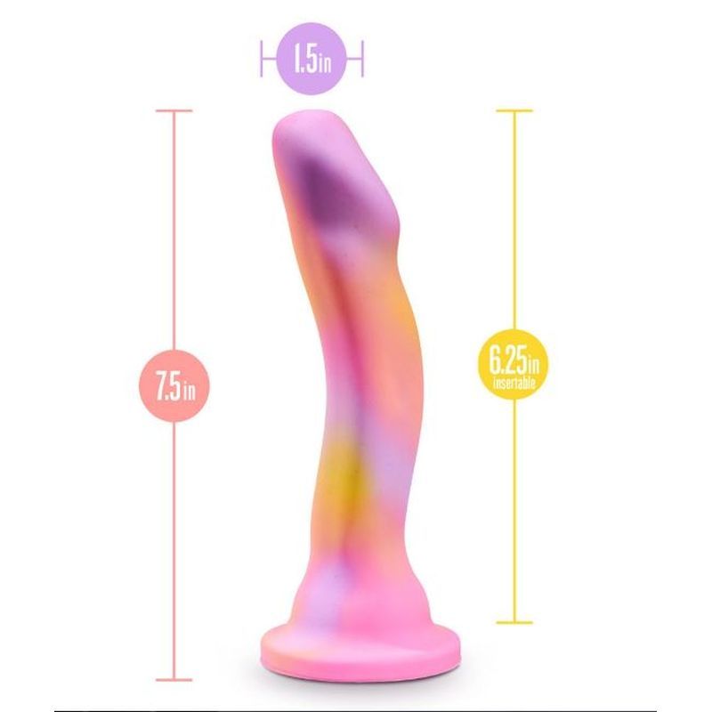Avant Suns Out Pink Silicone 6.5 Inch Insertable Dildo