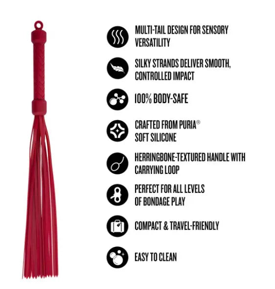 Temptasia Ardor – Silicone Flogger
