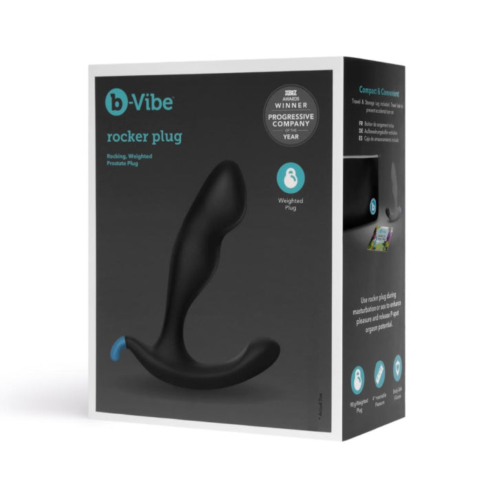B-Vibe Rocker Plug Ergonomic P-Spot Prostate Massager Toy