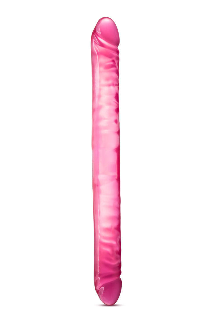 B Yours Double Dildo (Pink) 18 Inch – Shared Pleasure Double Dildo