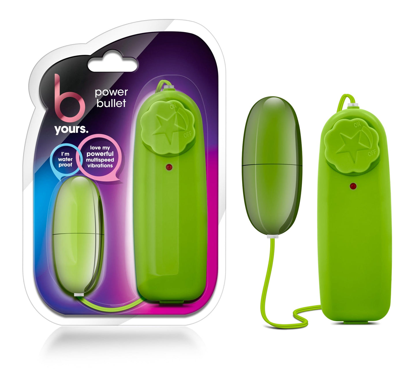 B Yours Power Bullet Lime - Powerful Waterproof Vibrator