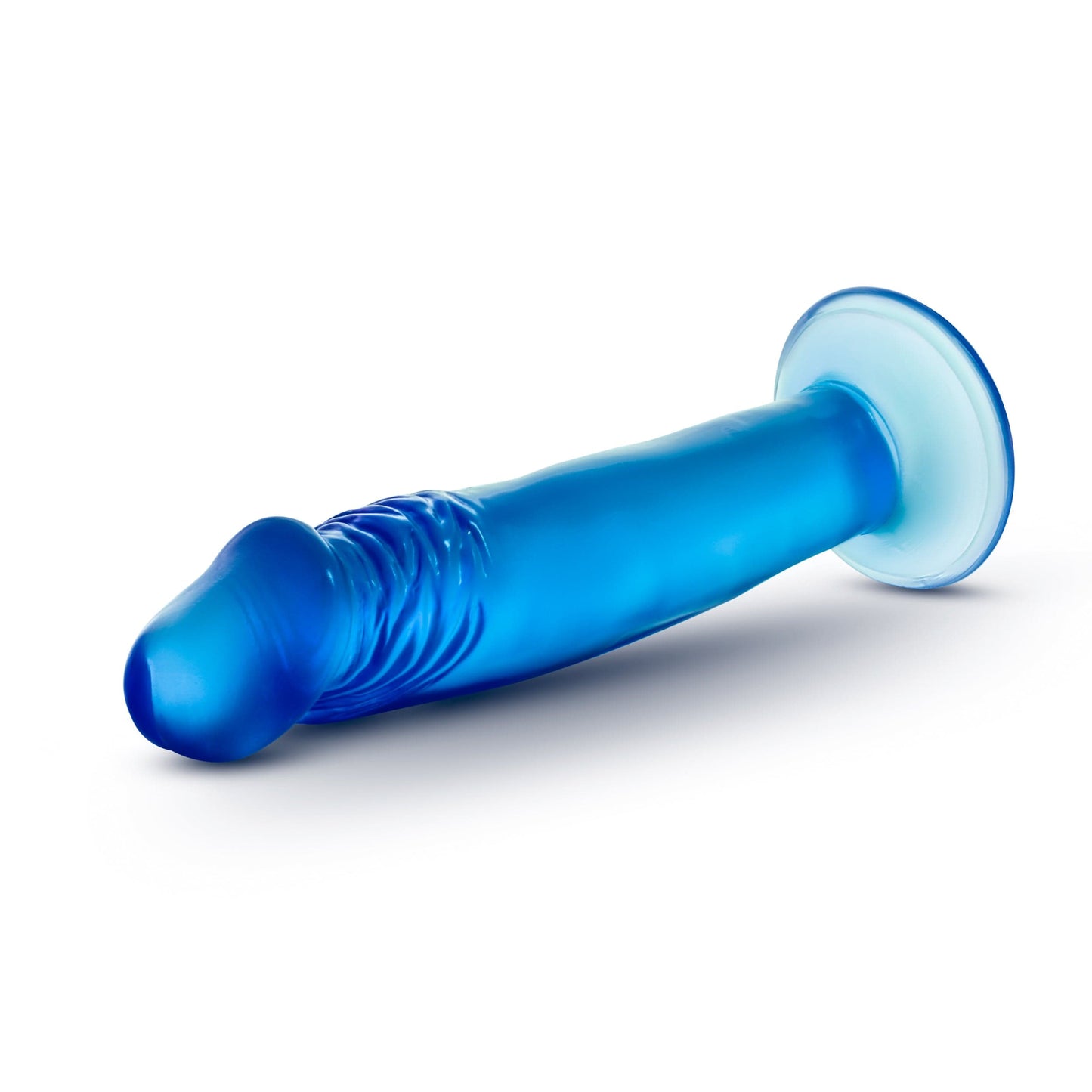 B Yours Sweet N Small 6 Inch Blue Realistic Dildo with Suction Cup