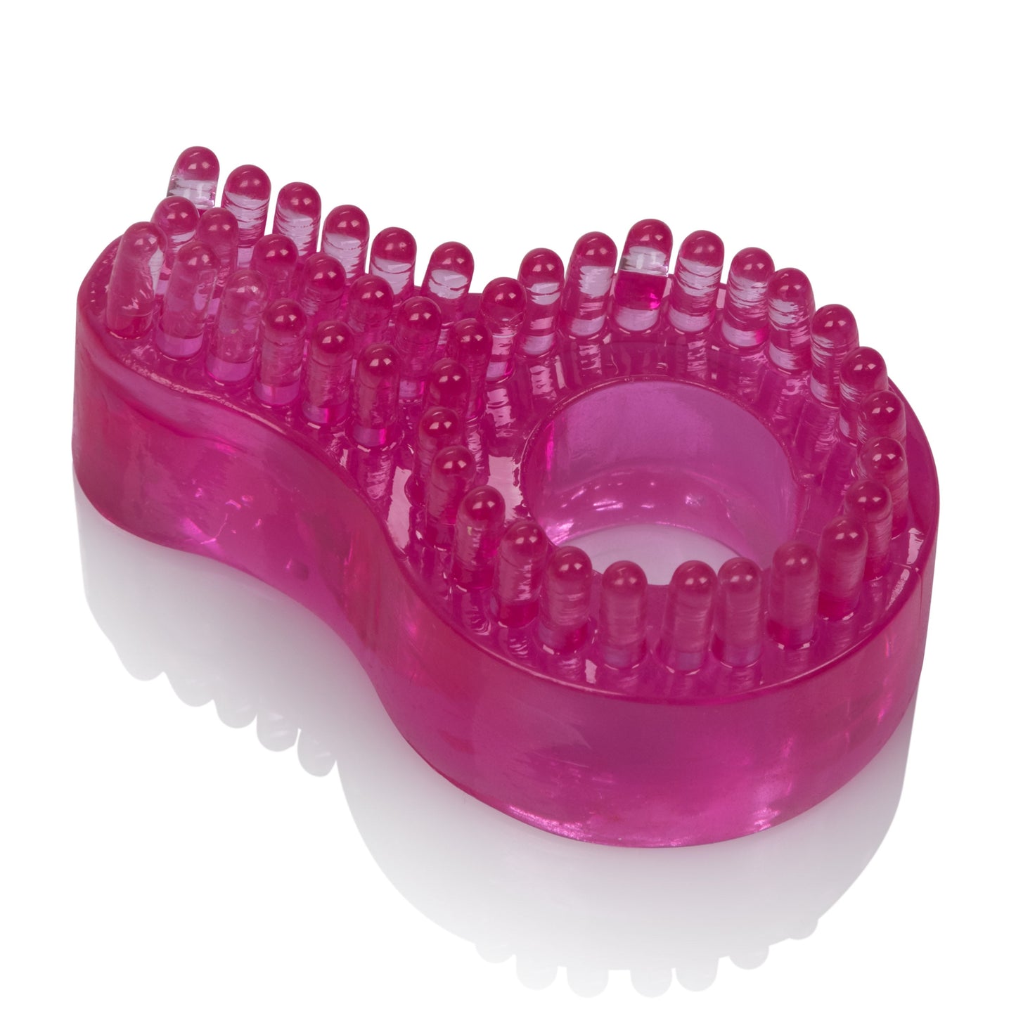 Super Stretch Pink Enhancer Ring With Tickler