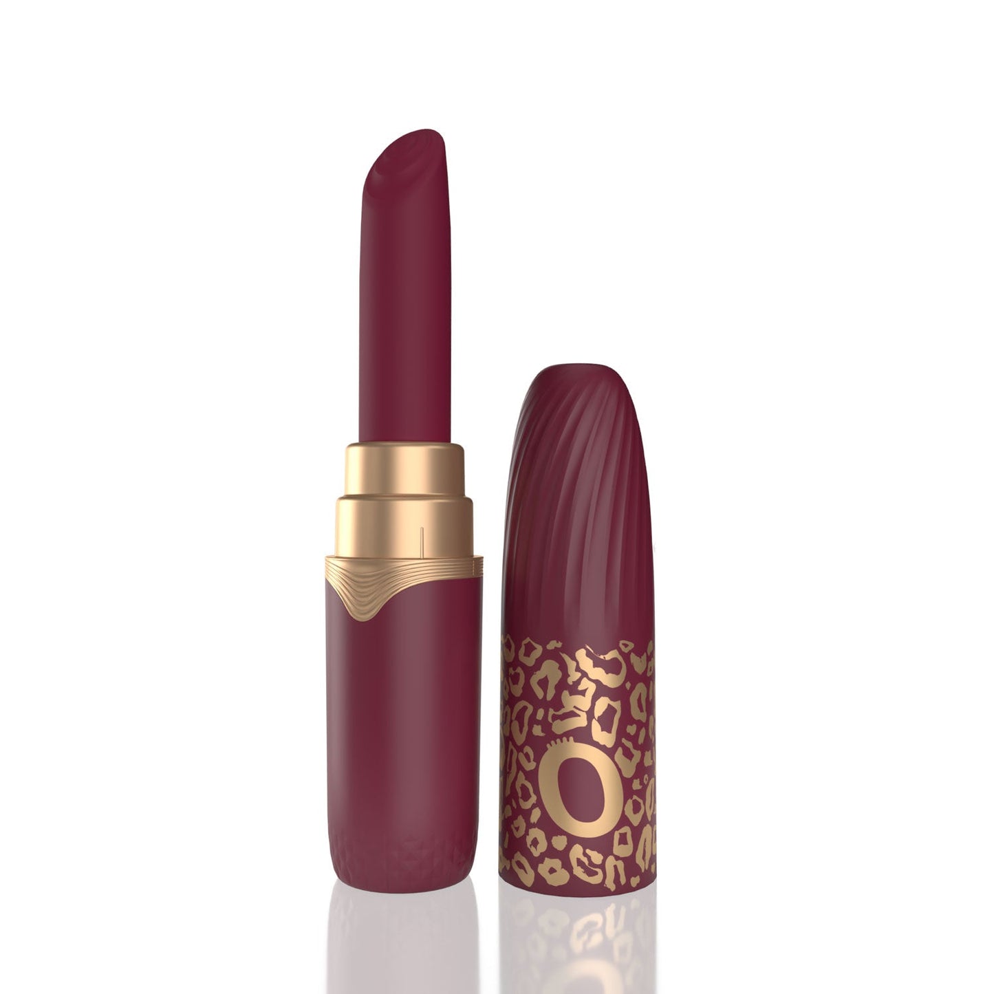 Premium Lipstick Vibe – Rechargeable Waterproof Vibrator with Interchangeable Tips
